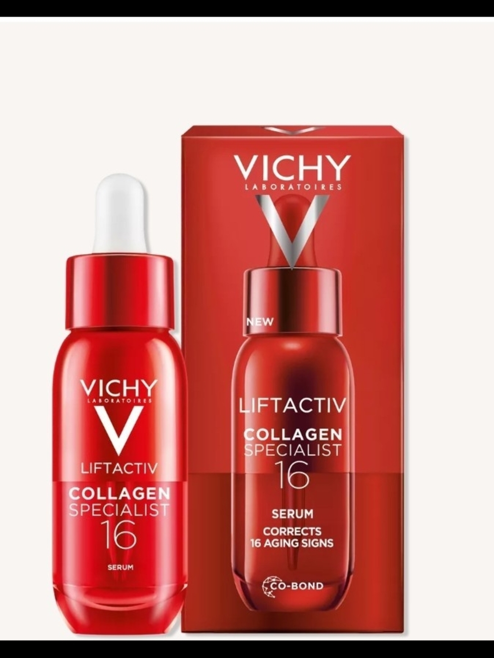 Vichy Liftactiv Collagen Specialist 16 Serum — Red. BRAND NEW